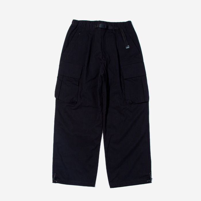GRAMICCI WIDE LEG NYLON CARGO PANTS BLACK