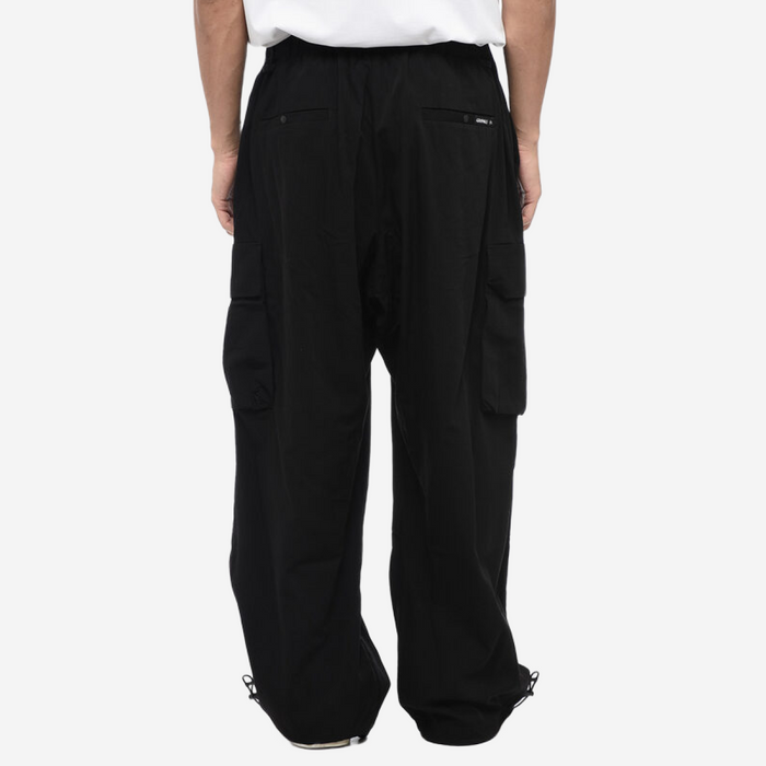 GRAMICCI WIDE LEG NYLON CARGO PANTS BLACK