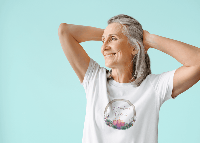 Grandma Claus Tee - Christmas Cheer! 🤶🎄 Women's Softstyle Tee - Whippie's