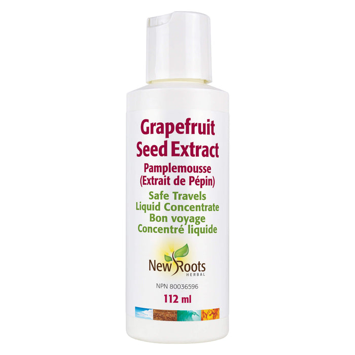 Dropper Bottle of New Roots Grapefruit Seed Extract Liquid 112mL