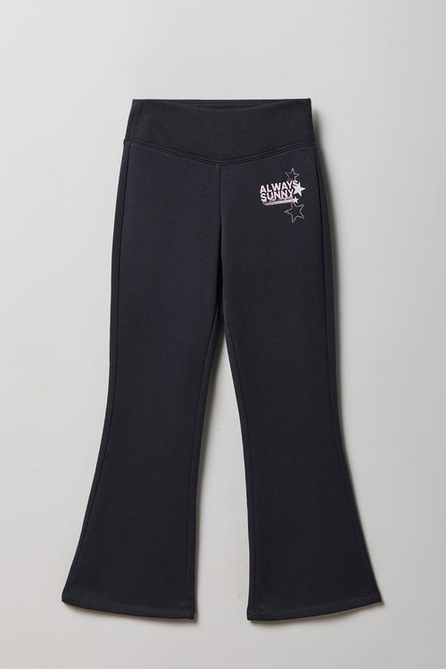 Graphic Fleece Flare Pant