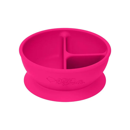 Green Sprouts Pink Silicone Learning Bowl