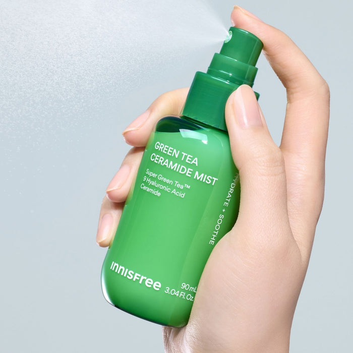 #seo : Brume Visage Au Thé Vert Et Céramide Innisfree
