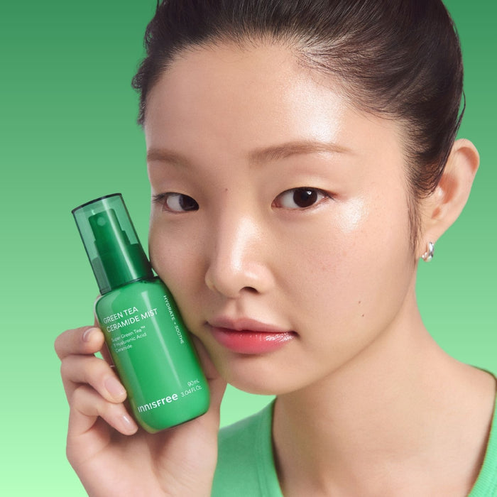 #seo : Brume Visage Au Thé Vert Et Céramide Innisfree