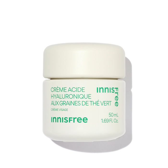 #seo innisfree creme acide hyaluronique graines the vert