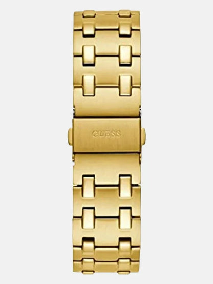 Guess Textured Dial & Stainless Steel Bracelet Style Strap Analogue Watch - GW0575G2