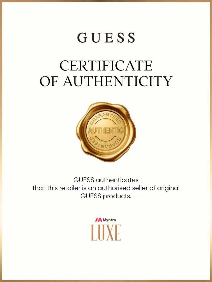 Guess Textured Dial & Stainless Steel Bracelet Style Strap Analogue Watch - GW0575G2
