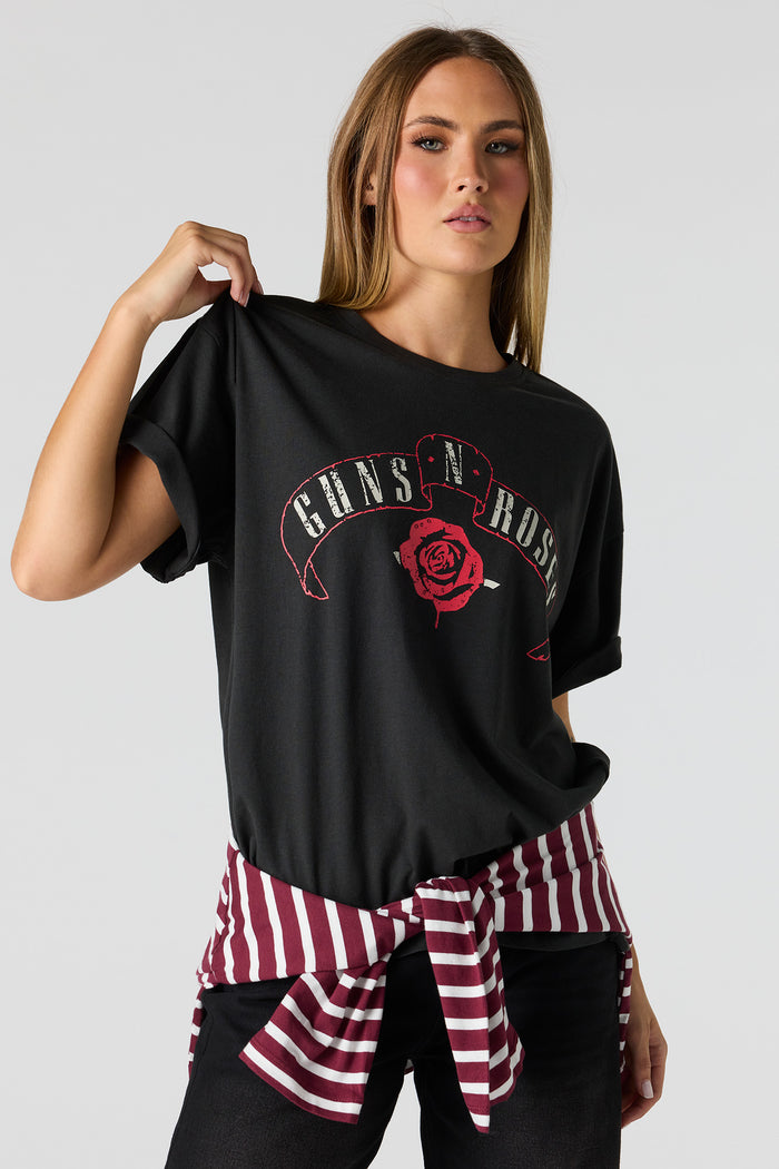 Guns N' Roses Graphic Boyfriend T-Shirt
