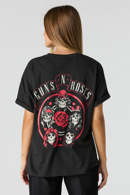 Guns N' Roses Graphic Boyfriend T-Shirt