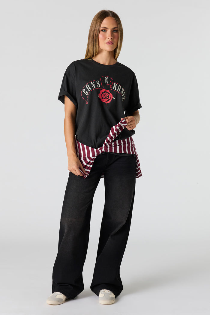 Guns N' Roses Graphic Boyfriend T-Shirt