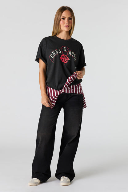 Guns N' Roses Graphic Boyfriend T-Shirt