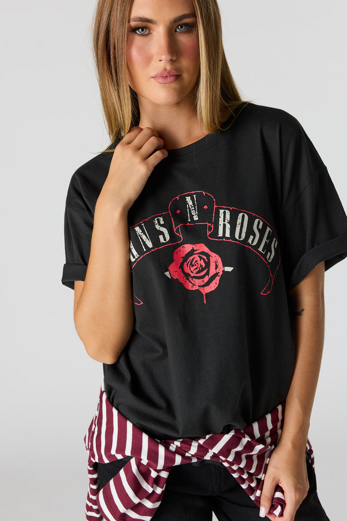 Guns N' Roses Graphic Boyfriend T-Shirt