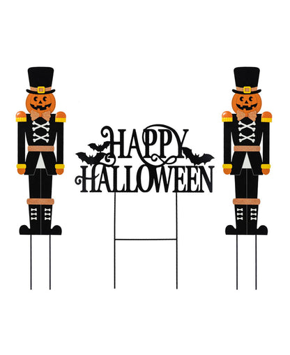 Halloween Metal Nutcracker Yard Stake