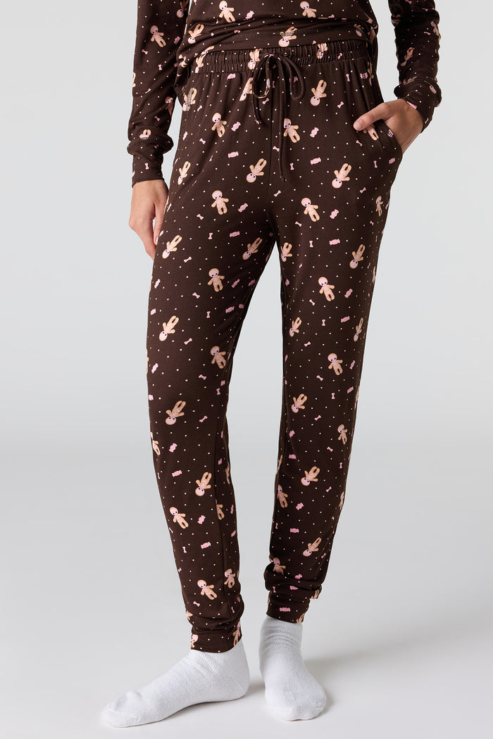 Halloween Printed Top & Pant Pajama Set