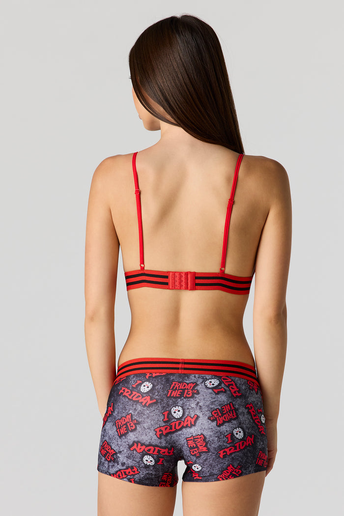 Halloween Triangle Bra & Boy Short Set