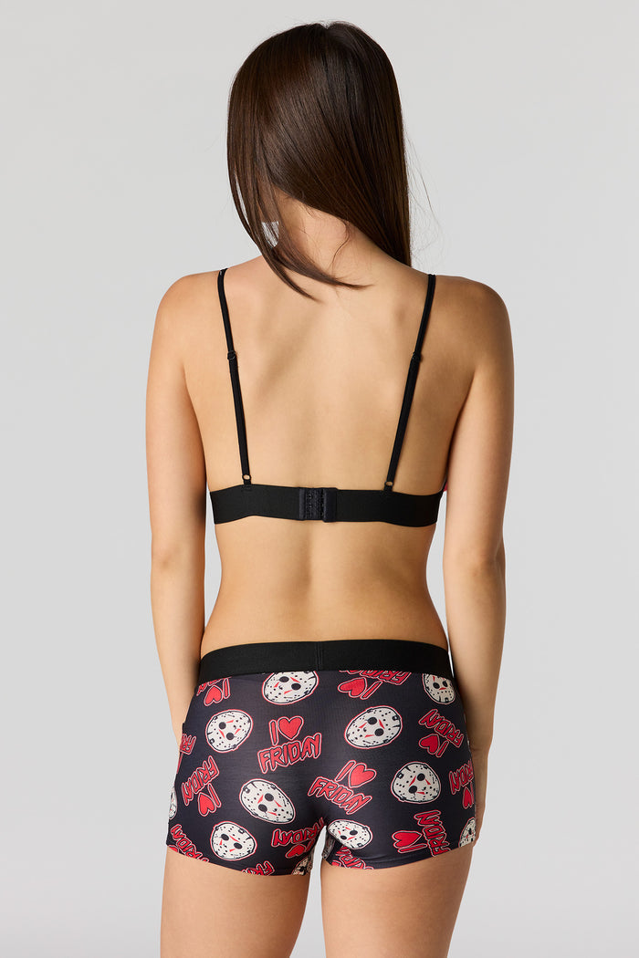 Halloween Triangle Bra & Boy Short Set