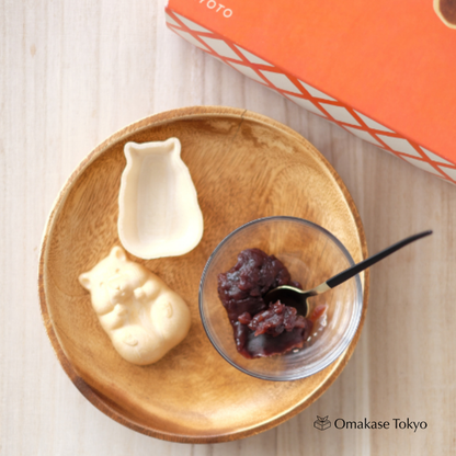 Hamster Monaka Set, 2 Pieces with Red Bean Paste