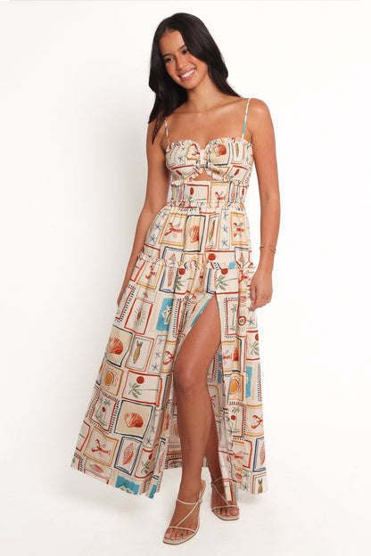 Petal and Pup USA DRESSES Hana Maxi Dress - Sardina