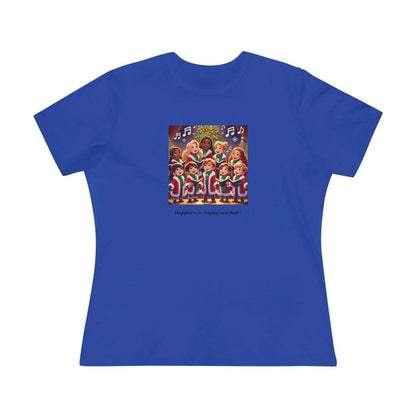 Happiness is Singing in a Choir - Women's Tee - Whippie's