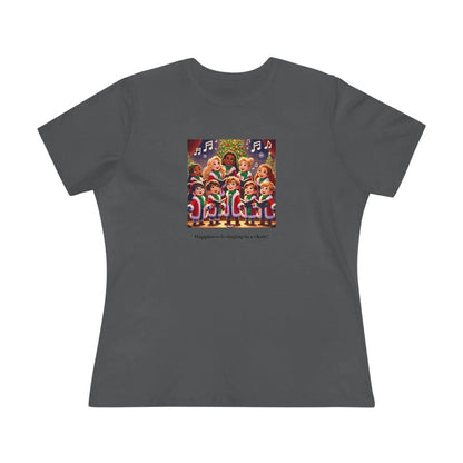 Happiness is Singing in a Choir - Women's Tee - Whippie's