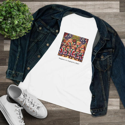 Happiness is Singing in a Choir - Women's Tee - Whippie's