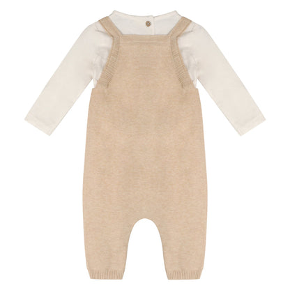 Happy Fruits Embroidered Baby Overall Set (Organic Cotton) - Back