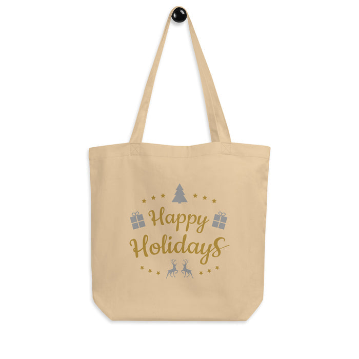 Happy Holidays Eco Tote Bag
