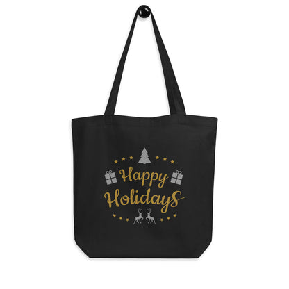 Happy Holidays Eco Tote Bag