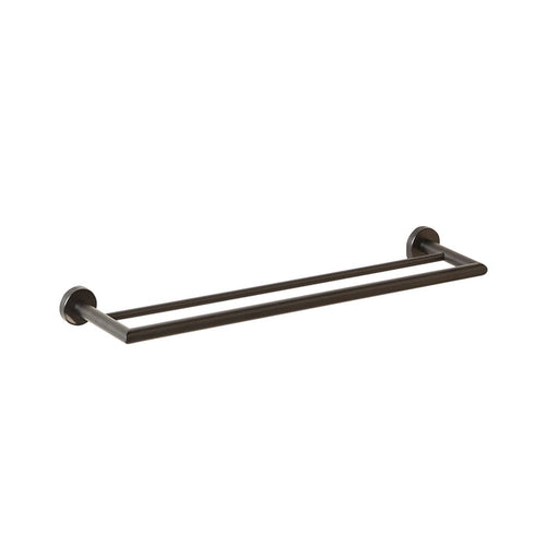 Harper Double Towel Rail 60cm Matt Black