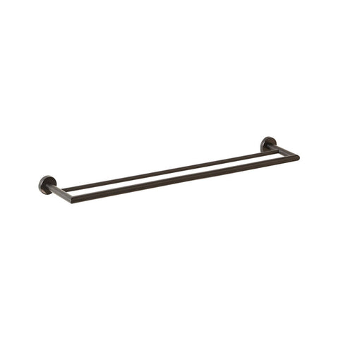 Harper Double Towel Rail 75cm Matt Black
