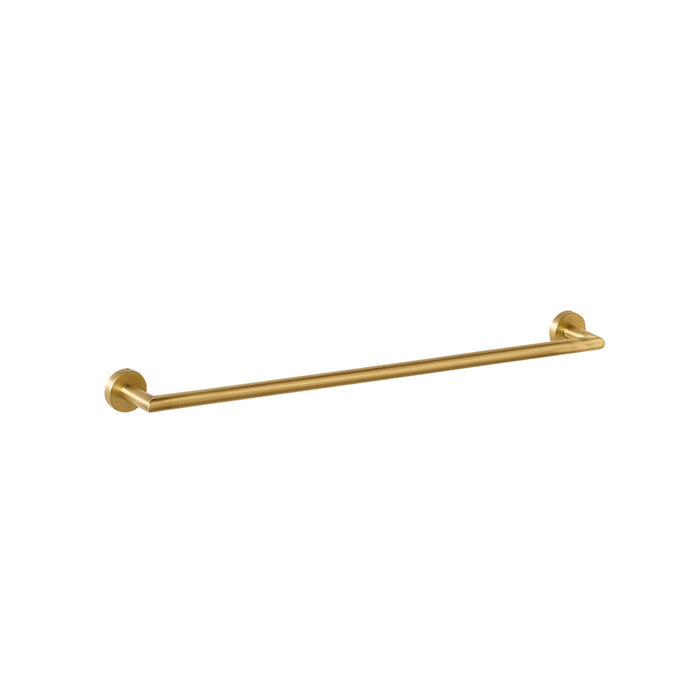 Harper Single Towel Rail 75cm Brushed Brass