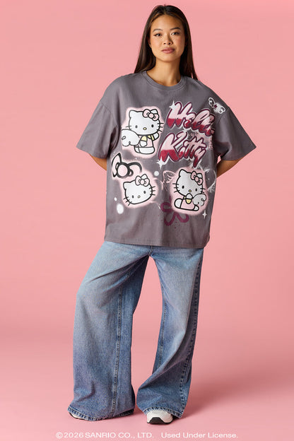 Hello Kitty® Graphic Oversized T-Shirt