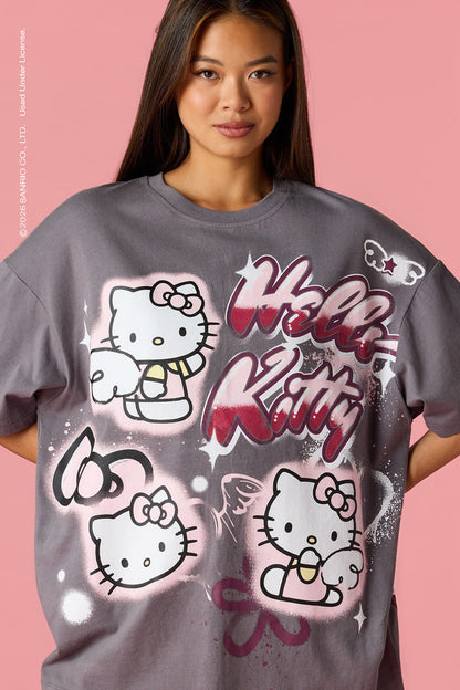 Hello Kitty® Graphic Oversized T-Shirt