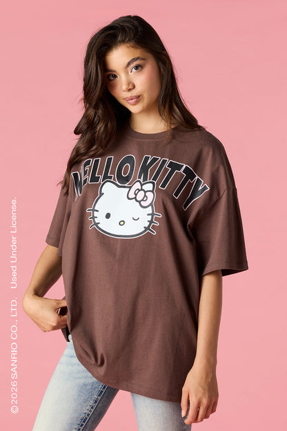 Hello Kitty® Oversized Graphic T-Shirt