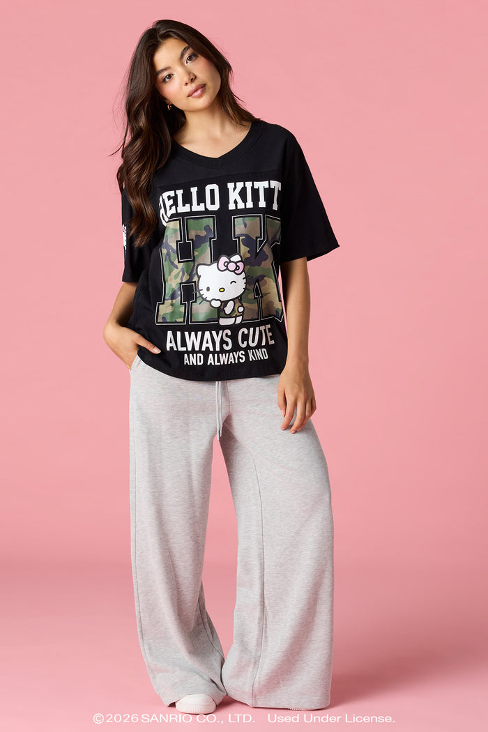 Hello Kitty® V-Neck Graphic T-Shirt