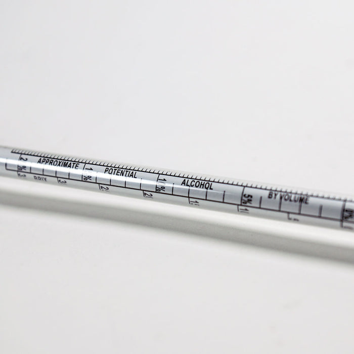 Precision range of the triple scale hydrometer