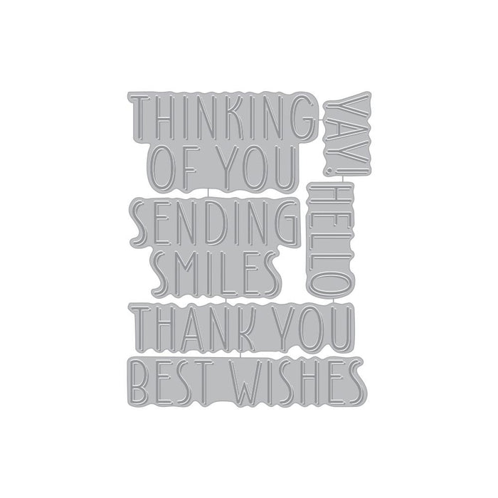 Hero Arts - Letterpress &amp; Foil Plate - Best Wishes. Welcome to our first Letterpress + Foil plate for the Spellbinders BetterPress system! Combine with your favorite foil and the Glimmer system from Spellbinders. Available at Embellish Away located in Bowmanville Ontario Canada.