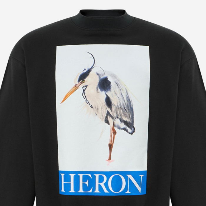 HERON PRESTON LOGO SWEATSHIRT