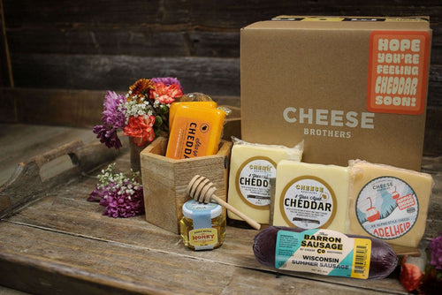 "Hope You're Feeling Cheddar Soon" Gift Box
