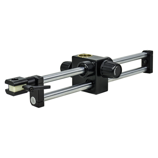 Horizontal Arm Length 544mm Horizontal Bar Assembly for Dual Arm Stand, SKU ST19061221-0001, three quarter front view