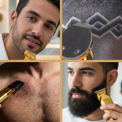 Hot & Hotter All-In-One Cordless Grooming Trimmer Kit, 1 Count, Gold