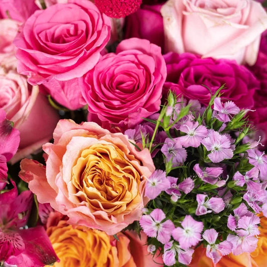 Hot Popping Pink Wedding Diy Combo Close Up - Image