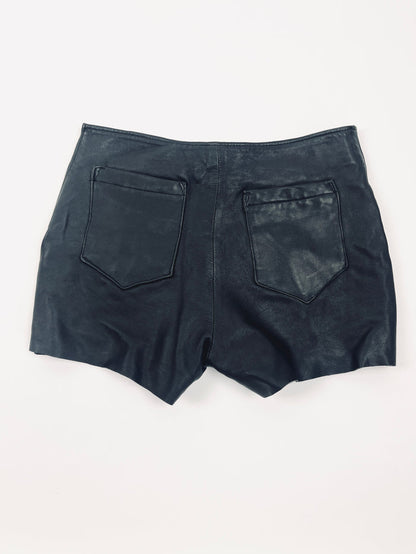 Hot to Trot Leather Shorts by Rénover