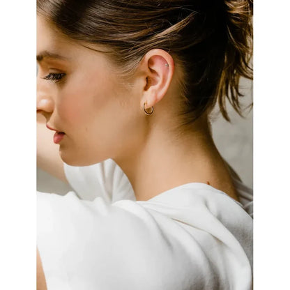Celine Huggie Hoops