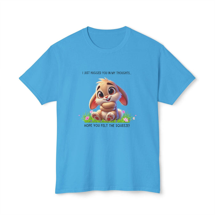 Hugs in My Thoughts - Sending Virtual Hugs! 🤗🐰 Unisex HD Cotton T-shirt - Whippie's