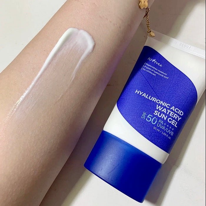 HYALURONIC ACID WATERY SUN GEL - Crema Tip Gel Protectie Solara 50+ Cu Acid Hialuronic - skinseen.ro