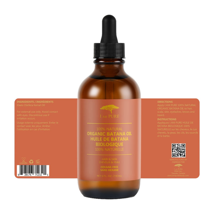 I AM PURE Organic Batana Oil 4oz