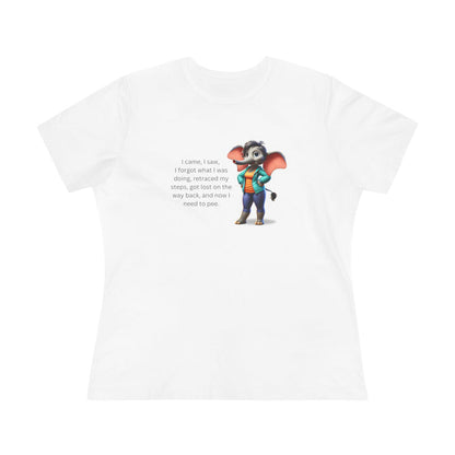 "I Came, I Saw..." Mom Brain - Women's Tee