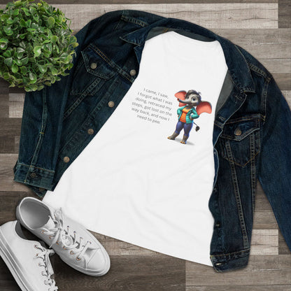 "I Came, I Saw..." Mom Brain - Women's Tee