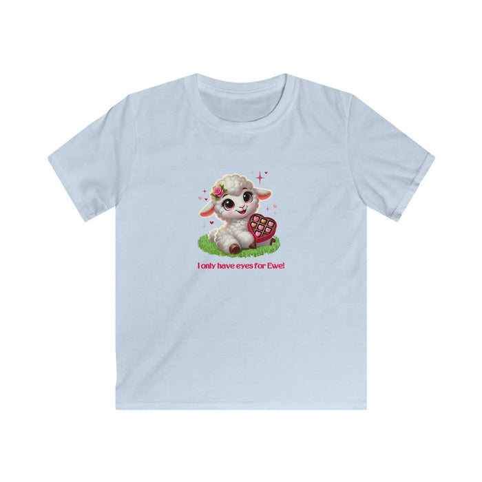💖 I Only Have Eyes for Ewe! 🐑 Kids Tee ✨ Spread the love this Valentine's Day! - Whippie's